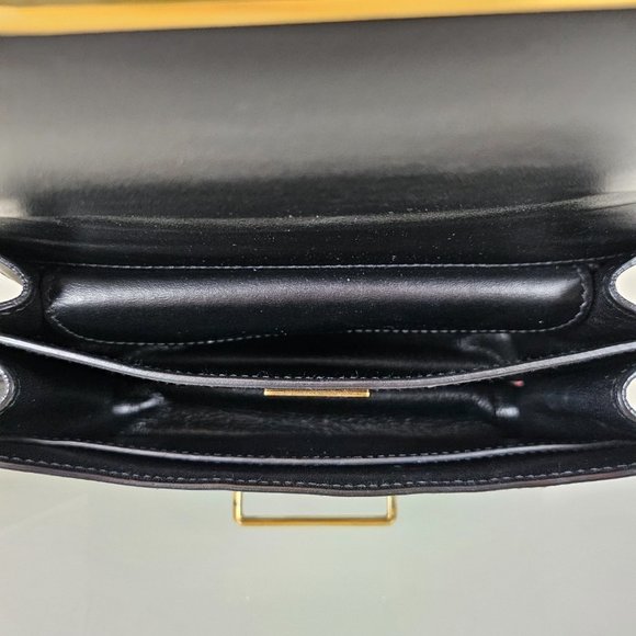 Prada Cahier Medium Black Leather Cross Body Bag - Picture 3 of 10